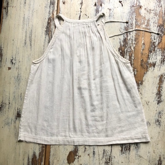 JOIE Arabeth Shadow-Striped Cotton Sleeveless Top XS - Picture 12 of 13